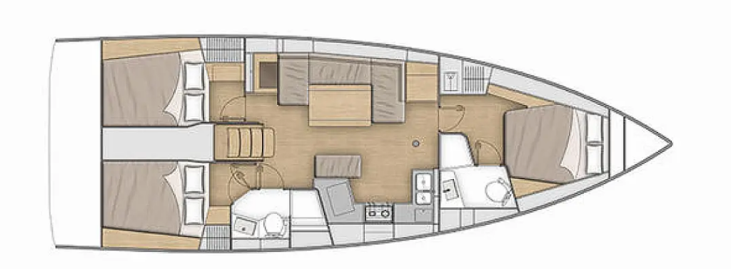 Segelyachten Oceanis 40.1 Flokos