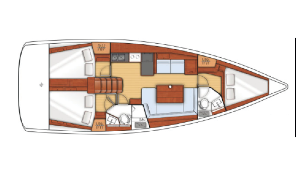 Segelyachten Oceanis 41 Tina