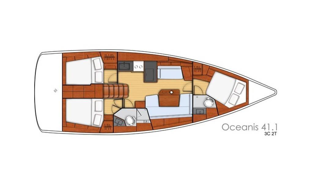 Segelyachten Oceanis 41.1 Dalmatinka