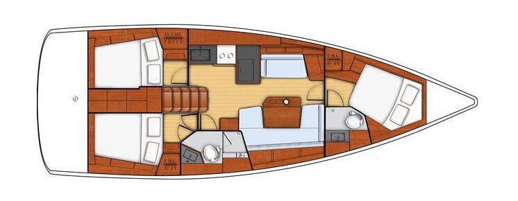 Sailing yacht Oceanis 41.1 Lux