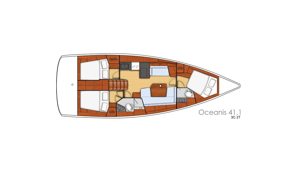 Segelyachten Oceanis 41.1 Elena