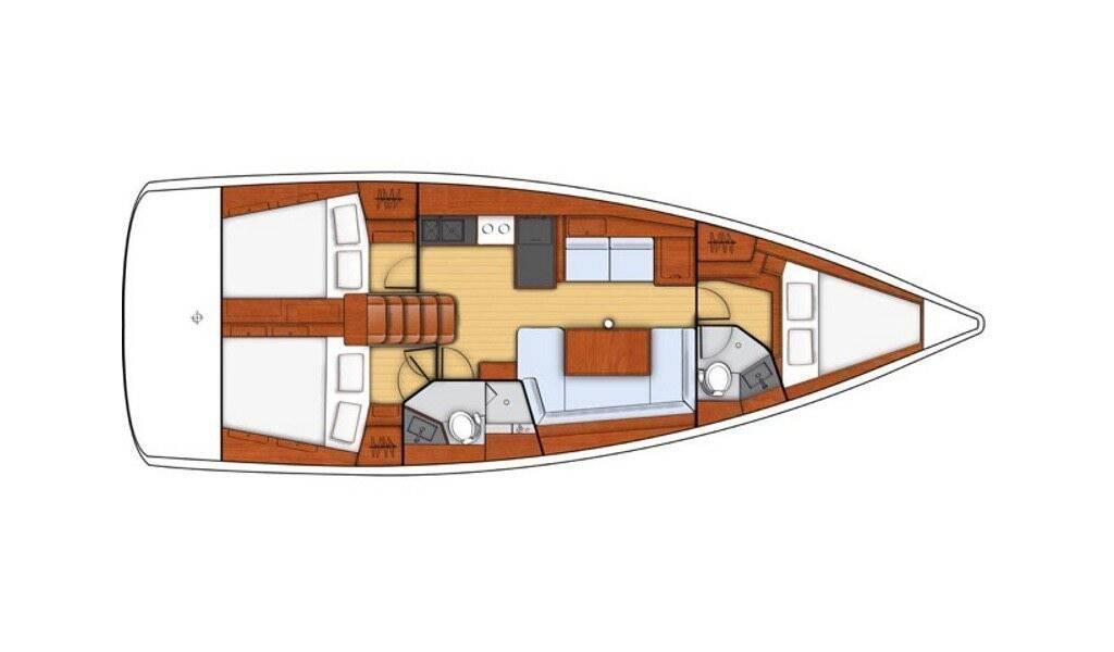 Sailing yacht Oceanis 41.1 Porterusa
