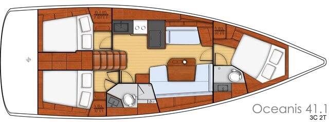 Segelyachten Oceanis 41.1 Peace