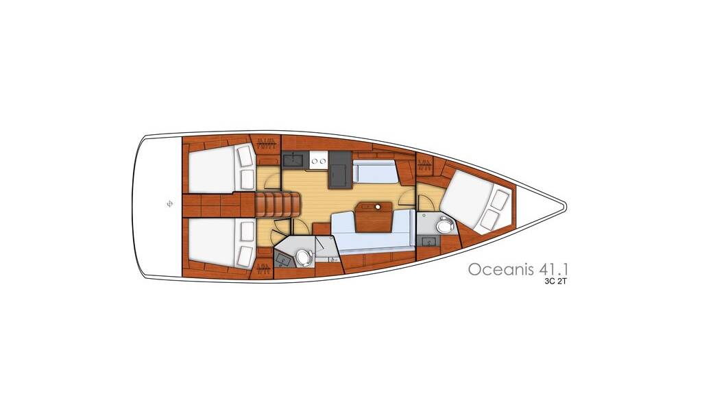 Segelyachten Oceanis 41.1 Norma