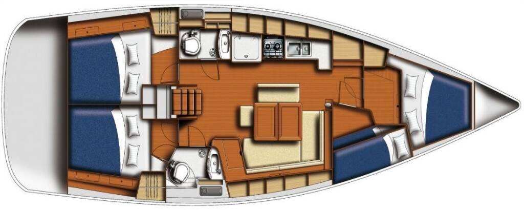 Sailing yacht Oceanis 43 Fantasea