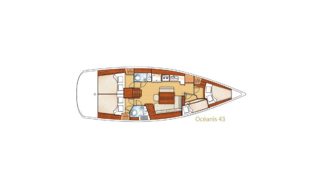 Segelyachten Oceanis 43 Belamour