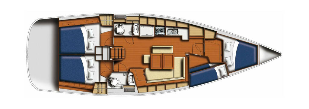 Segelyachten Oceanis 43 Elena