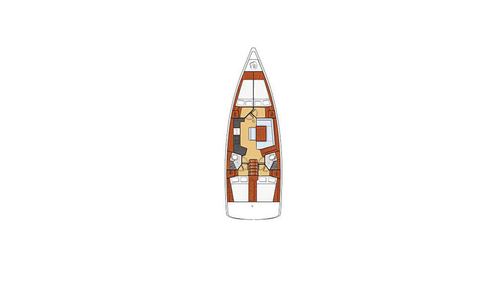 Sailing yacht Oceanis 45 Allegria