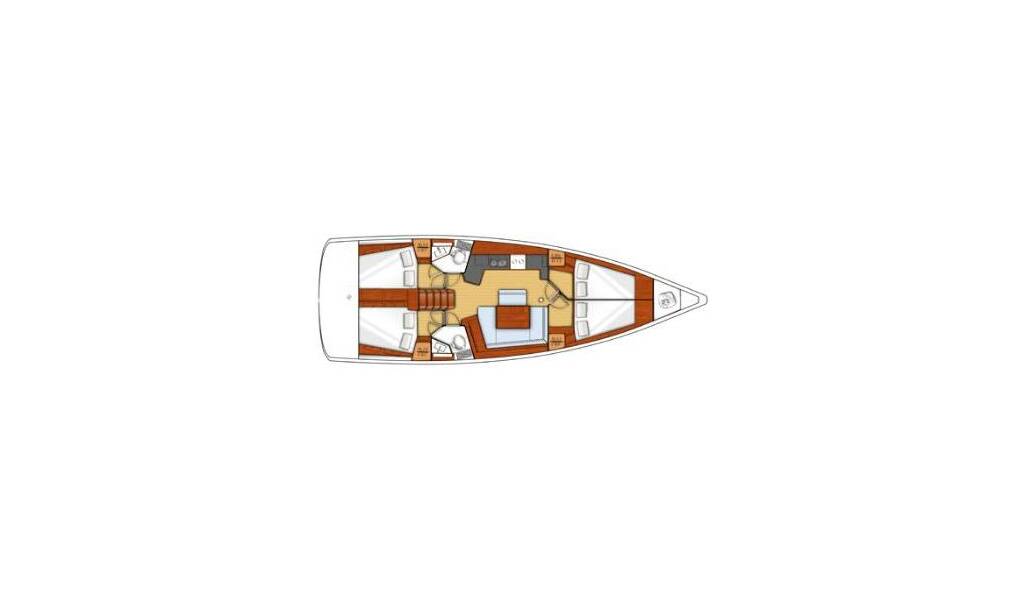 Sailing yacht Oceanis 45 Mobula One