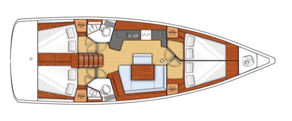 Sailing yacht Oceanis 45 Melinda