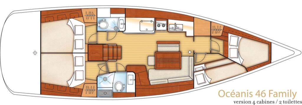 Segelyachten Oceanis 46 Zoe