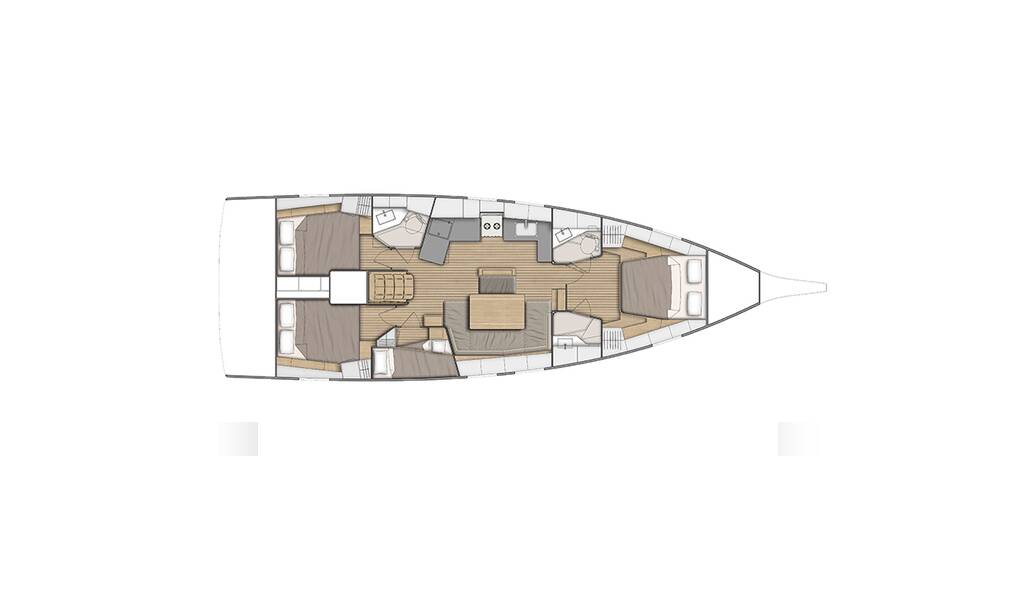 Segelyachten Oceanis 46.1 First Line Naima
