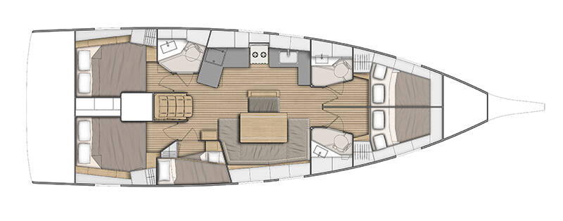Sailing yacht Oceanis 46.1 Salty Kiss