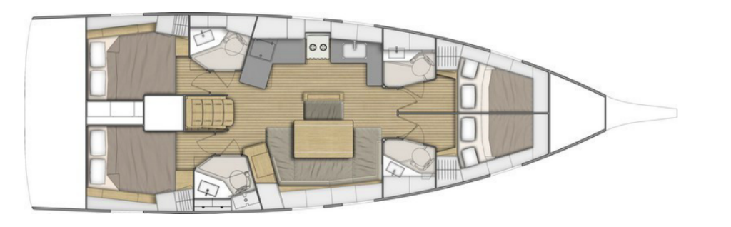Sailing yacht Oceanis 46.1 Andiamo