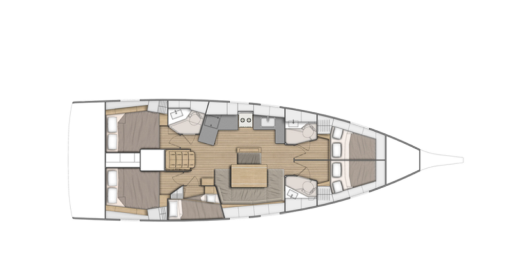 Sailing yacht Oceanis 46.1 Mary Too