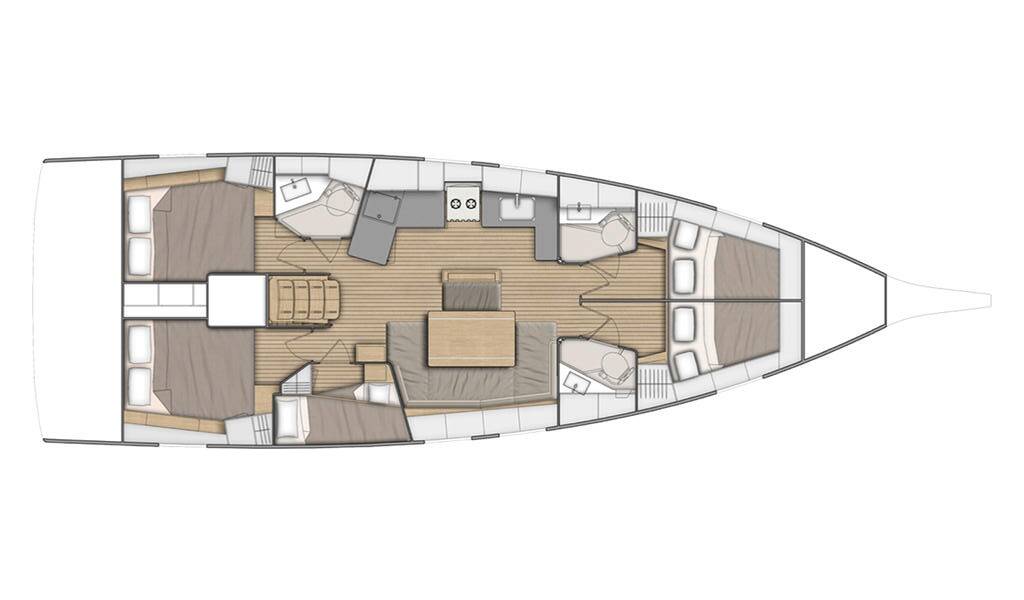 Sailing yacht Oceanis 46.1 BreezY