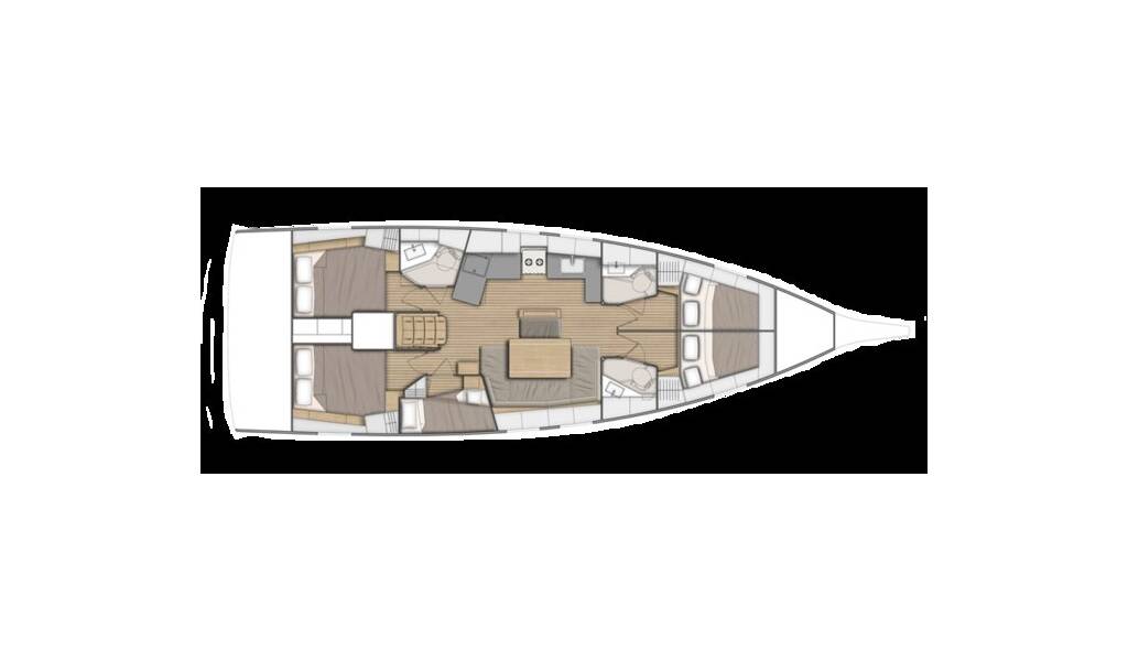 Segelyachten Oceanis 46.1 Gkilia Mare