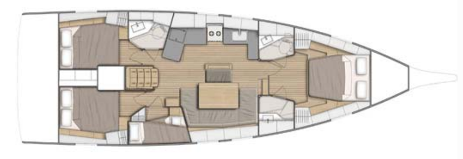 Sailing yacht Oceanis 46.1 Cadence