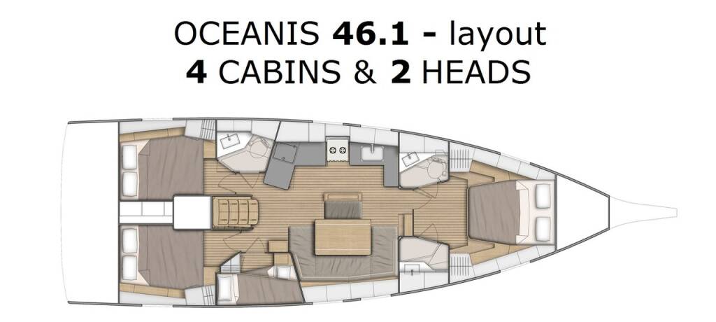 Sailing yacht Oceanis 46.1 Olma