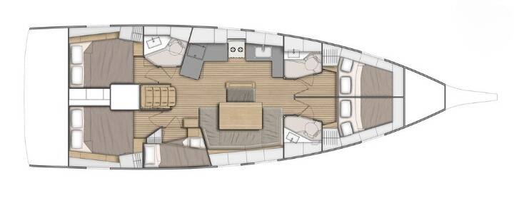Sailing yacht Oceanis 46.1 Chrisel