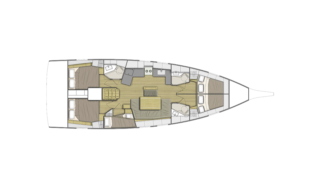 Segelyacht Oceanis 46.1 Bieckert