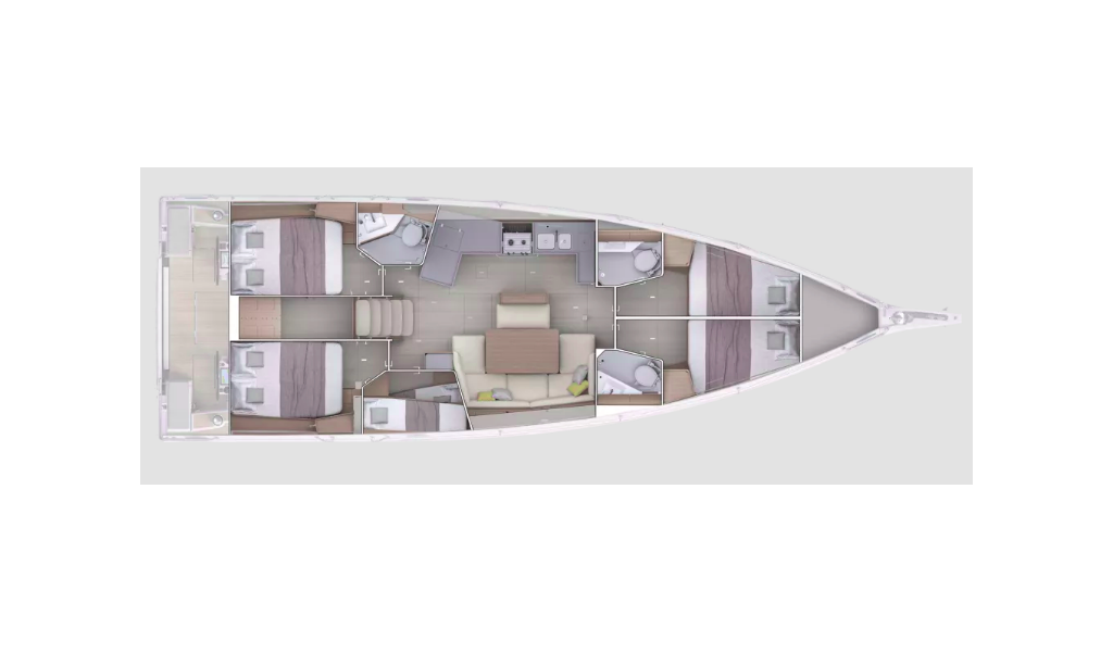 Segelyachten Oceanis 47 PRESTIGE