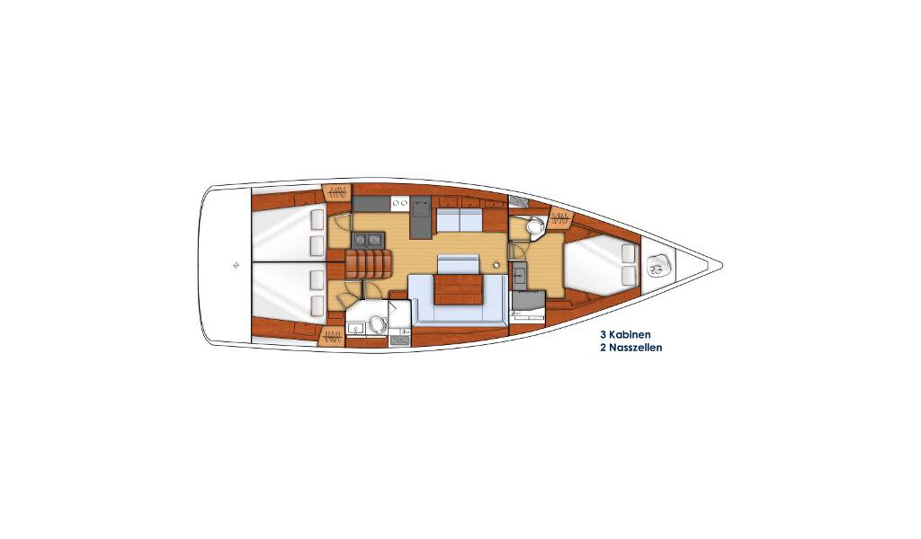 Sailing yacht Oceanis 48 Tundra