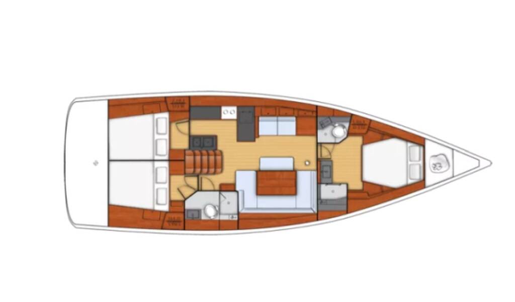 Sailing yacht Oceanis 48 Dream Atlas