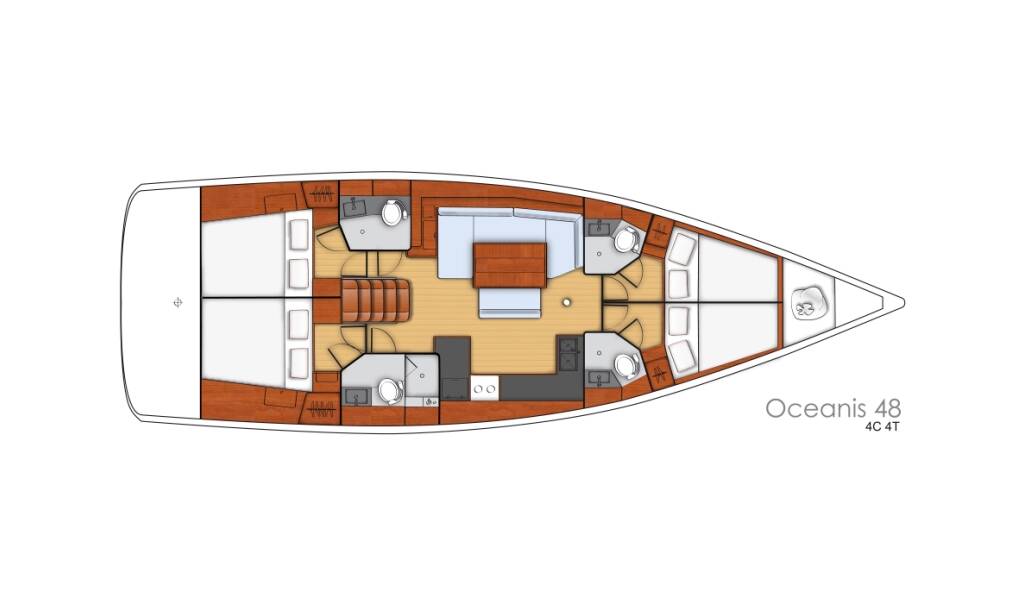 Sailing yacht Oceanis 48 Jazz