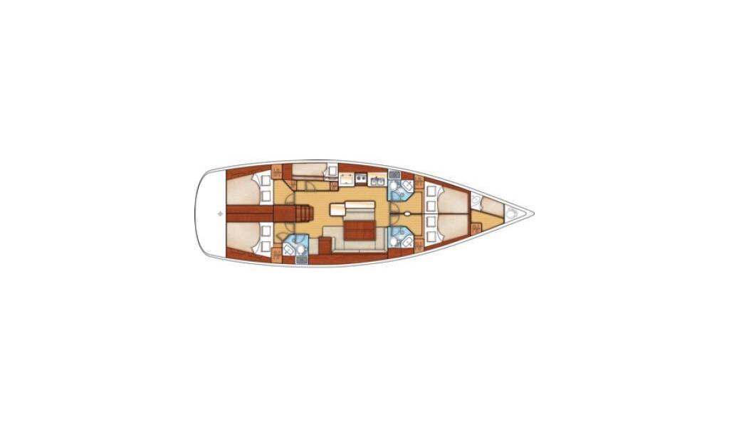 Segelyachten Oceanis 50 Family Sueno