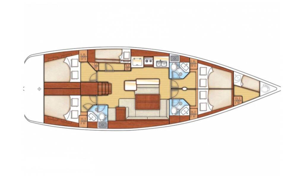 Segelyachten Oceanis 50 Sueno