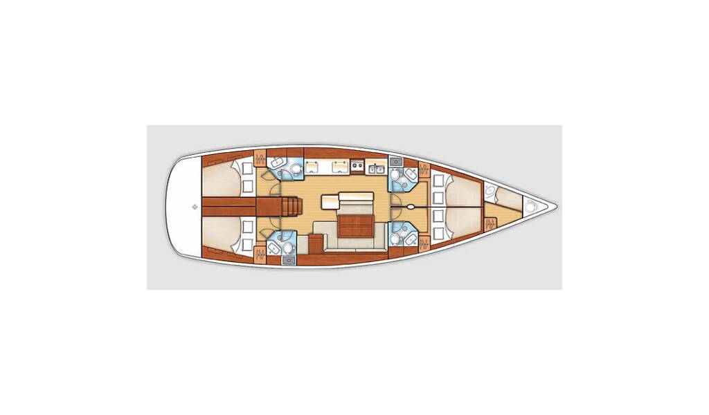 Segelyachten Oceanis 50 Evita