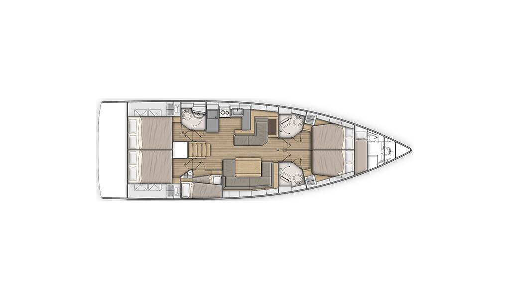 Segelyachten Oceanis 51.1 Jupiter