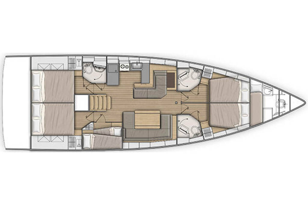 Sailing yacht Oceanis 51.1 EAST