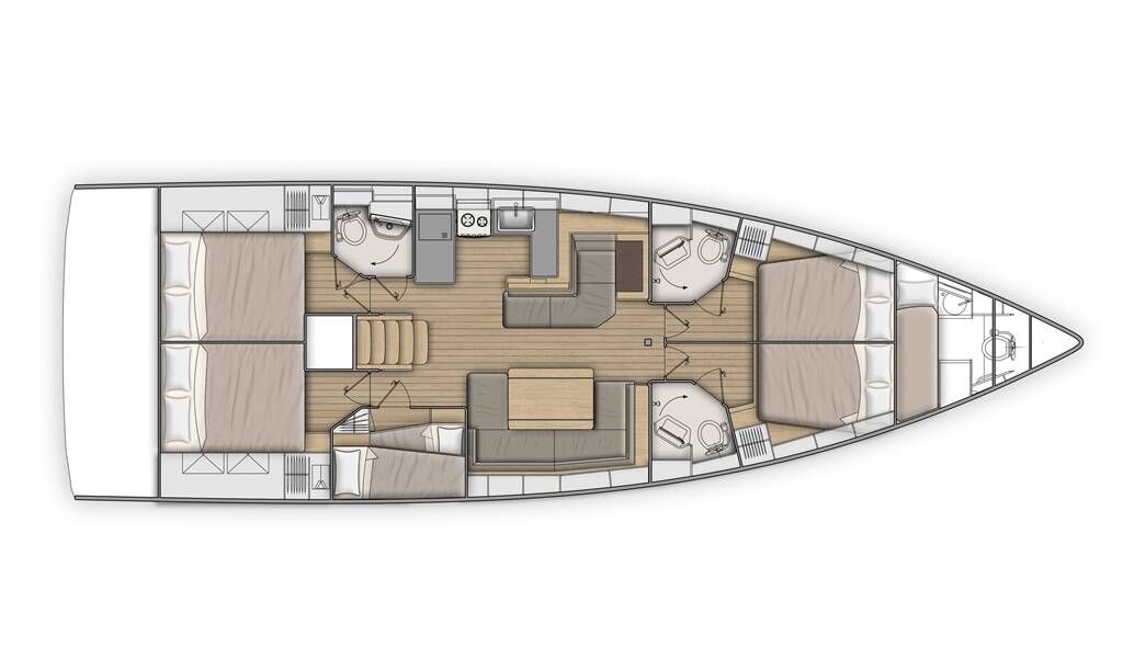 Segelyachten Oceanis 51.1 Kos 51.2