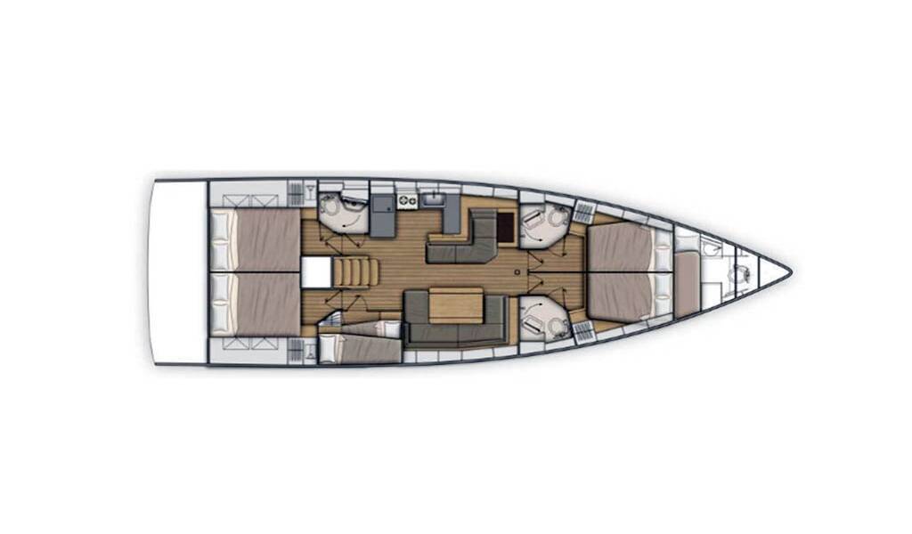 Sailing yacht Oceanis 51.1 Thano