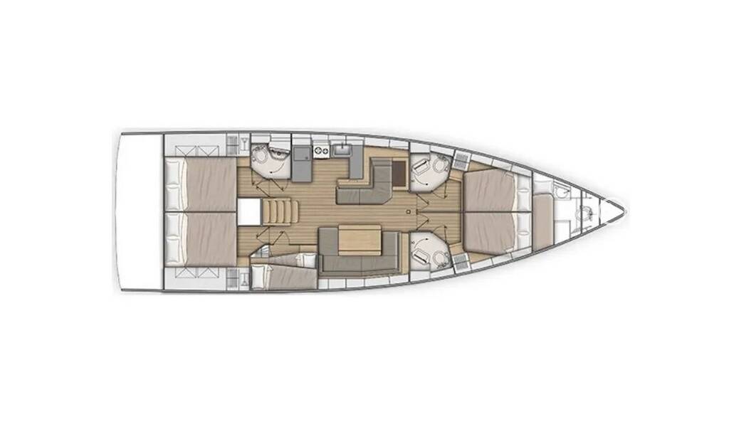Segelyachten Oceanis 51.1 Velvet Dice