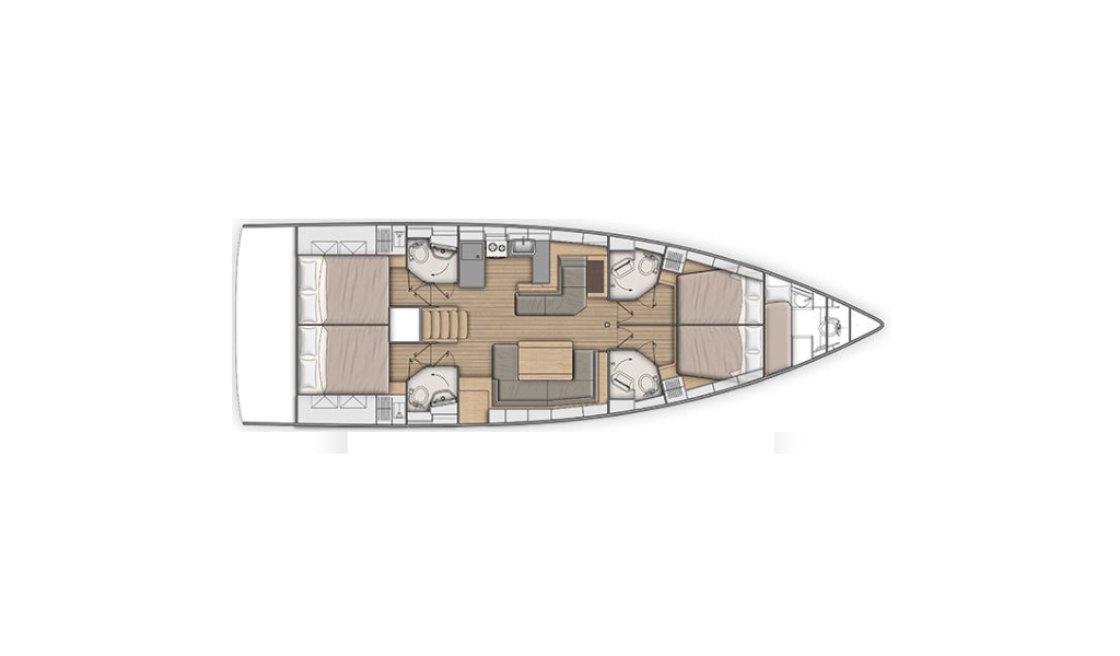 Sailing yacht Oceanis 51.1 Myrdia