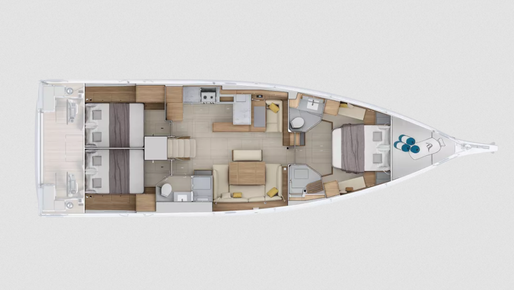 Sailing yacht Oceanis 52 Tinčika