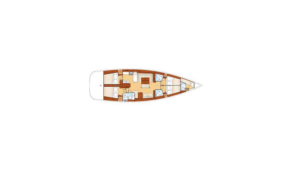 Sailing yacht Oceanis 54 ECONOMY