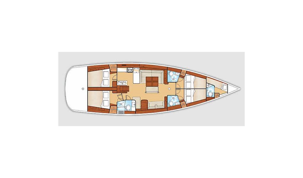 Segelyachten Oceanis 54 Sirena De Oro