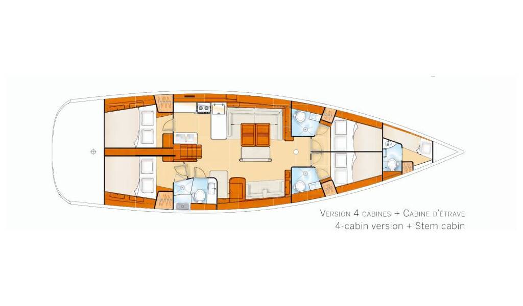 Segelyachten Oceanis 54 Captain John