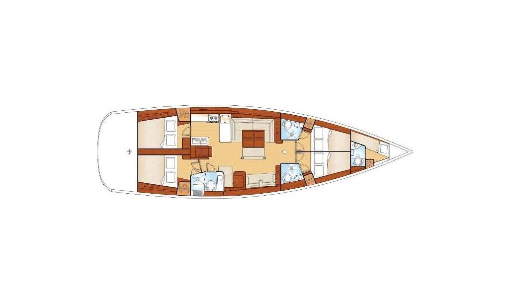 Sailing yacht Oceanis 54 Inspiration