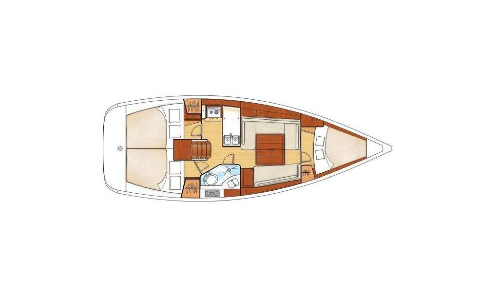 Sailing yacht Oceanis Clipper 343 Ariadne