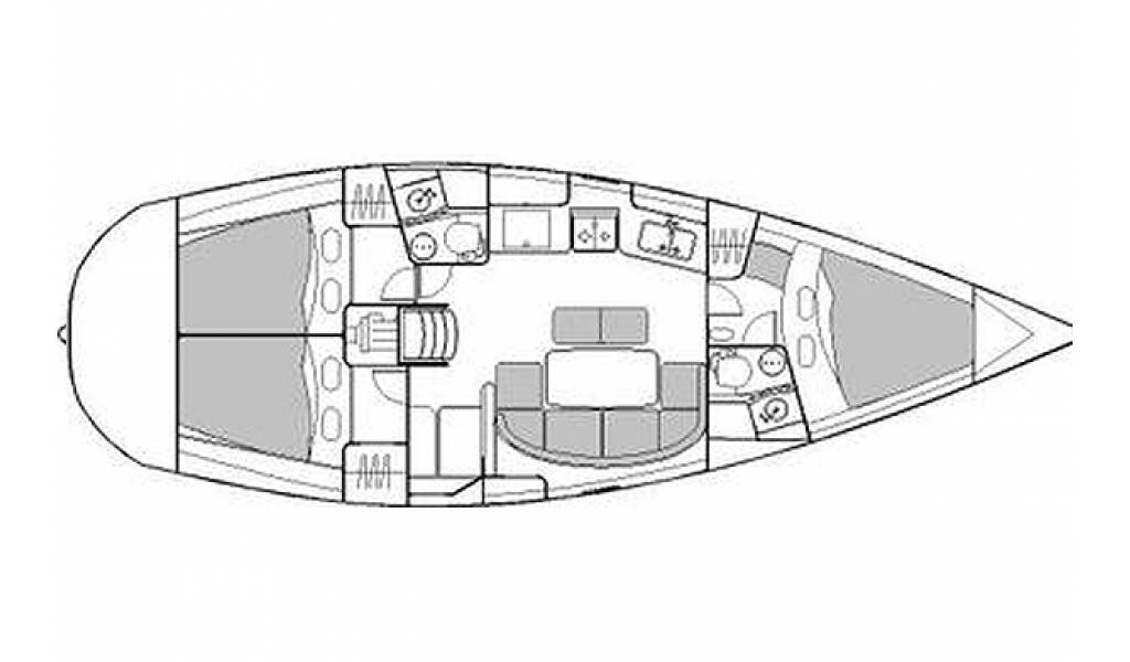 Sailing yacht Oceanis Clipper 381 Albatross