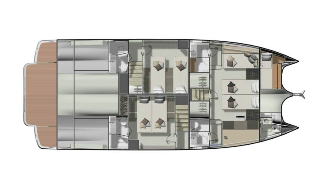 Power catamaran Prestige M48 M-Key