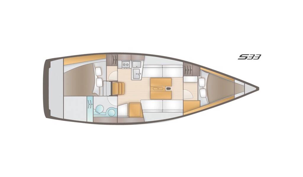 Sailing yacht Salona 33 Svity