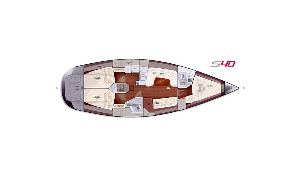 Segelyachten Salona 40 Vira