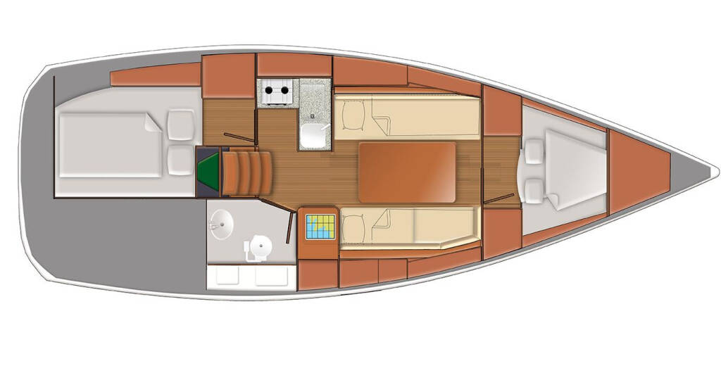 Sailing yacht Sun Odyssey 319 Tatjana