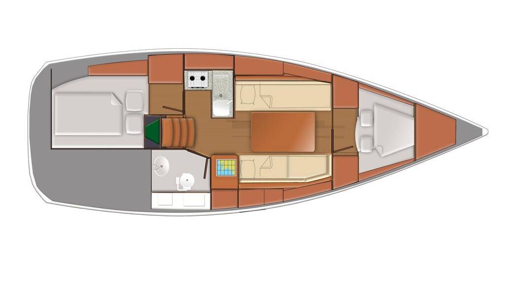 Segelyachten Sun Odyssey 319 Spider Kiss